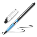 Schneider Slider Basic Ballpoint Pen, Stick, Medium 0.8 mm, Black Ink, Black Barrel, 10/Box