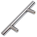 GlideRite Hardware Polished Chrome Solid Bar Cabinet Pulls 2-1/2-in CC 10 Pack by Vanessa Jane