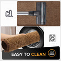Mibao Front Door Mat Non-Slip Waterproof TPR Backing 31.5x47 Dark Brown by Deal US