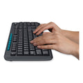 Logitech K270 Wireless Keyboard, USB Unifying Receiver, Black