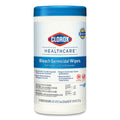 Clorox Bleach Germicidal Wipes, 6.75 x 9, Unscented, 70/Canister