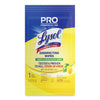 LYSOL Professional Disinfecting Wipe Single Count Packet, 6 x 7, Lemon and Lime Blossom, 300 Packets/Carton