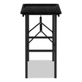 Alera Wood Folding Table, Rectangular, 59.88w x 17.75d x 29.13h, Black