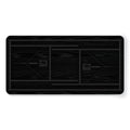 Alera Wood Folding Table, Rectangular, 48w x 23.88d x 29h, Black