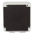 Gyration Fixed Outdoor Wall Mount, 4.92 x 4.92 x 9.17, White