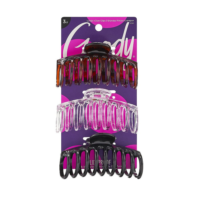 Goody Large Spiral Claw Hair Clips - 3 Pcs by Pasteur Pharmacy