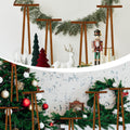 Dcocdeely 24 Pcs Khaki Velvet Christmas Bows 16x6 Inch Rustic Decor by Deal US