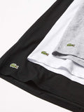 Lacoste Underwear Men's Essentials 3-Pack 100% Cotton Regular Fit Crew Neck T-Shirts by I-Max Fashions
