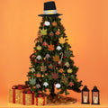 Soulchen 39 Pc Fall Thanksgiving Tree Ornaments Set Orange Brown Gold by Deal US