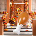 AIUPUOC Thanksgiving Turkey Leg Inflatable Balloon 24'' Orange 1Pc PVC by Deal US