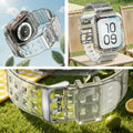 Band for Apple Watch 38mm 40mm 41mm Jelly Crystal Bumper Case Band for Wom