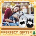 Yoiemivy French Bulldog Insulated Wine Tumbler Set 2, 12oz, Christmas Gift by Deal US