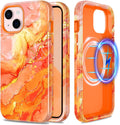 Military-Grade Drop Test Slim Shockproof Case for iPhone 17 Pro 6.3" Marble Cobalt Violet by Merch Section