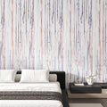 FANCYEASY Grey Grasscloth Peel & Stick Wallpaper 15.7x118in Rustic Vinyl by Deal US
