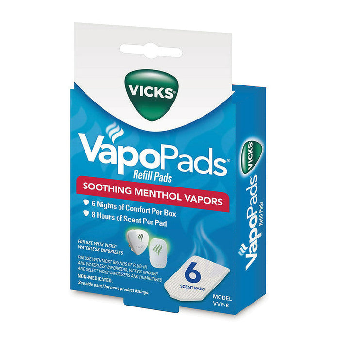 Vicks VapoPads Refill Pads, Soothing Menthol Vapors by Pasteur Pharmacy