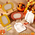 Geelin 24 Pack Wooden Pumpkin Picture Frame DIY Crafts 5.5x7.48 inches by Deal US