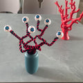 IRCOR Eyeball Twist Sticks Halloween Decorations Red+Black 6 Pack by Deal US