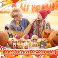 Blueweenly Thanksgiving Mini Plush Toys Pumpkin Maple 12 Pcs 2.76-3.15in by Deal US