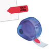 Redi-Tag Arrow Message Page Flags in Dispenser, "Sign Here", Red, 120 Flags/Pack