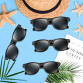 Pack Black Sunglasses Bulk Retro Black Shades Party Sunglasses for Adult Men W