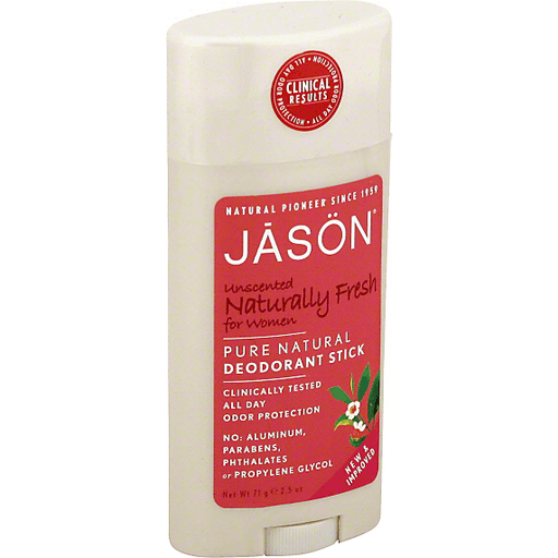 Jason Natural Products Naturally Fresh For Women Pure Deodorant Stick Unscented by Pasteur Pharmacy