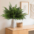 Wsorik 12Pcs 24 Inch Norfolk Pine Stems Artificial Greenery Branches by Deal US