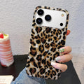 Sparkle Translucent Leopard Print Case for iPhone 17 Pro 6.3" Cheetah Silicone Protective Cover by Merch Section