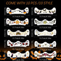 Cardiyar Glitter Freckles 24PCS Waterproof Gold Temporary Face Tattoos by Deal US