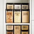 Core 157 Pantry Labels for Food Containers by Vanessa Jane