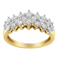 10K Yellow Gold Round Diamond Ring (1 cttw, J-K Color, I1-I2 Clarity) by Bids.com