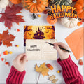 Tlenpo Halloween Postcards 32pcs 4x6in 350gsm Vintage Pumpkin Skeleton by Deal US