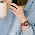 Apbands Silicone Sport Strap for Samsung Galaxy Watch 20mm Red Size 20mm by Deal US