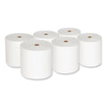 Morcon Tissue Valay Proprietary Roll Towels, 1-Ply, 7" x 800 ft, White, 6 Rolls/Carton