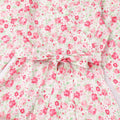 AWIBMK Mommy and Me Floral Boho A-Line V Neck Long Sleeve Dress Blue Pink Size L by Deal US