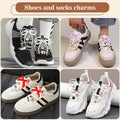 50pcs Shoe Charms for Sneakers & Accessories - DIY Shoe Lace Pearl Rhinestone Br