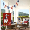 EKOREST Patriotic Garden Flag 12x18in Double Sided Funny Goose Red White Blue by Deal US
