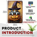 ARTWALLURE Halloween Pumpkin Ghost Vintage Metal Tin Sign 8x12 inch by Deal US