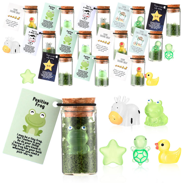 Cinnvoice 35 Set Animal Luminous Resin Toy Bulk Employee Gift Multicolor by Deal US