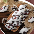 Simgoing 24 Pcs Cow Print Christmas Ornaments 3.15'' Rustic Western Decor by Deal US