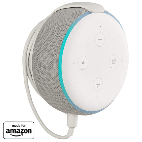 Made for Amazon Mount for Echo Dot (3rd Gen) - White by Deal US