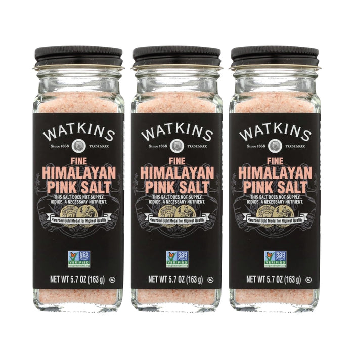 BestBy11/27 Watkins Fine Himalayan Pink Salt 5.7oz Pack of 3 by Deal US