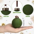 Sotiff Christmas Tree Decorations Velvet Balls 2.4 Inch 12 Pcs Multicolor by Deal US