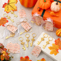 Yiyiring 24 Sets Thanksgiving Party Maple Leaf Keychain Bottle Opener Gold by Deal US