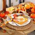 Jutom 148 PCS Fall Artificial Pumpkins Set with Pinecones Acorns Leaves by Deal US