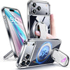 Clear Shockproof Case with Ring Stand for iPhone 17 Pro 6.3 inch