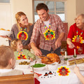 Huyamap Thanksgiving Turkey Necklace Craft Kits 24 Pack Colorful Style 1 by Deal US