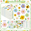 Maniaacer 100 PCS Spring Floral Cocktail Napkins 3-Ply Colorful Paper by Deal US