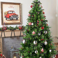 Eunhdet Velvet Christmas Tree Bows Burgundy 5x7in 24 Pcs by Deal US