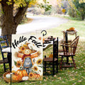 Baccessor Fall Thanksgiving Scarecrow Garden Flag 12.5x18 Inch Burlap by Deal US