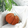 Queekay 2 Pc Pumpkin Plush Pillow 11x9.5in Brown Fall Thanksgiving Decor by Deal US